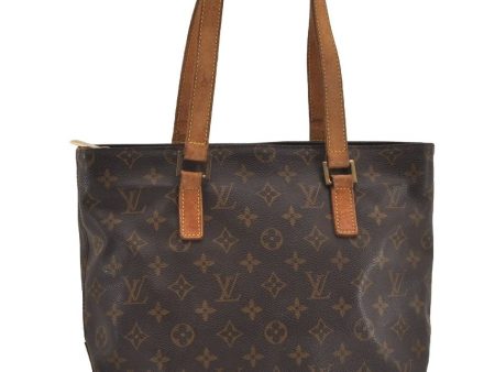 Authentic Louis Vuitton Monogram Cabas Piano Shoulder Tote Bag M51148 LV 1851I Fashion