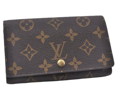 Auth Louis Vuitton Monogram Porte Monnaie Billets Tresor Wallet M61730 LV 3375F on Sale