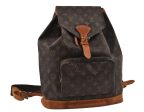 Authentic Louis Vuitton Monogram Montsouris GM Backpack M51135 LV 1716I Cheap