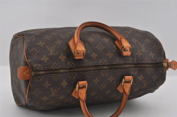 Authentic Louis Vuitton Monogram Speedy 35 Hand Boston Bag M41524 LV 1826I Discount