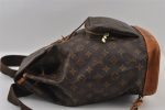 Authentic Louis Vuitton Monogram Montsouris GM Backpack M51135 LV 1716I Cheap