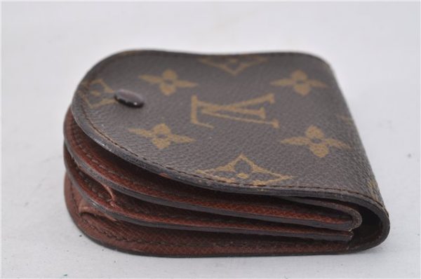 Authentic Louis Vuitton Monogram Porte Monnaie Gousset M61970 Coin Purse 1922F Online now