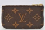 Authentic Louis Vuitton Monogram Pochette Cles Coin Purse Case M62650 Box 3643F Online now