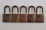 Authentic Louis Vuitton Padlock 10Set Old Model LV K4878 Sale