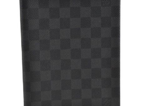 Auth Louis Vuitton Damier Graphite Couverture Carnet MM Notebook Cover 0238G Online Hot Sale