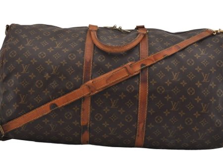 Authentic Louis Vuitton Monogram Keepall Bandouliere 60 M41412 Boston Bag 0899I For Cheap