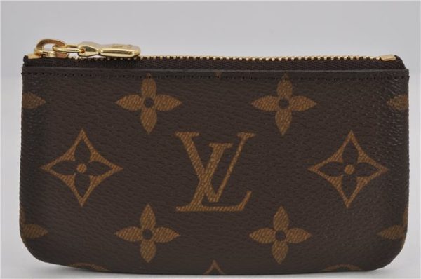 Authentic Louis Vuitton Monogram Pochette Cles Coin Purse Case M62650 Box 1378F For Discount