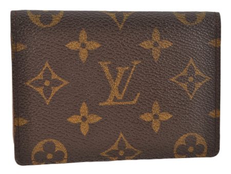 Authentic Louis Vuitton Monogram Porte 2 Cartes Vertical M60533 Pass Case 1897G Supply