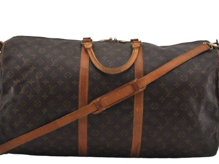 Authentic Louis Vuitton Monogram Keepall Bandouliere 60 M41412 Boston Bag 2001I Online Hot Sale