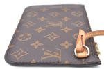 Authentic Louis Vuitton Monogram Neverfull Pouch Purse Clutch Bag Pink LV K4402 Fashion