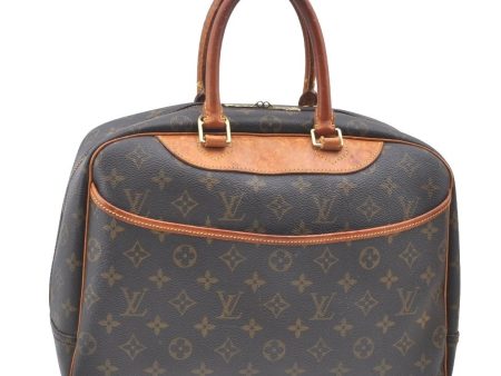 Authentic Louis Vuitton Monogram Deauville Hand Bag M47270 LV K4071 Cheap