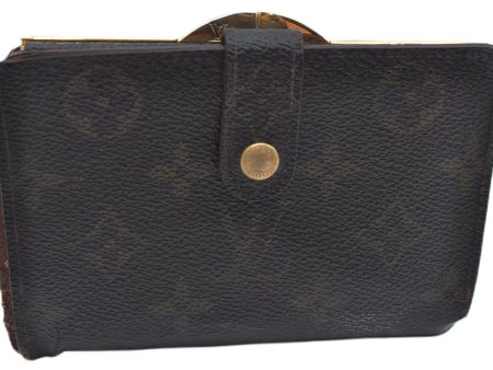 Auth Louis Vuitton Monogram Porte Monnaie Billets Viennois M61663 Wallet J8968 For Cheap