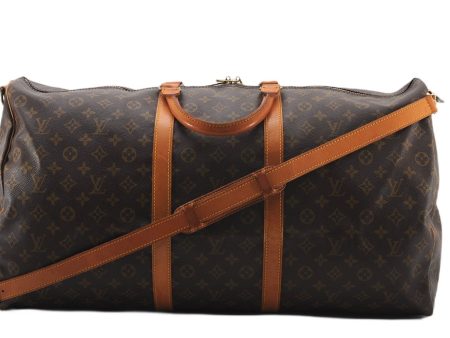 Authentic Louis Vuitton Monogram Keepall Bandouliere 60 M41412 Boston Bag 4998F Online