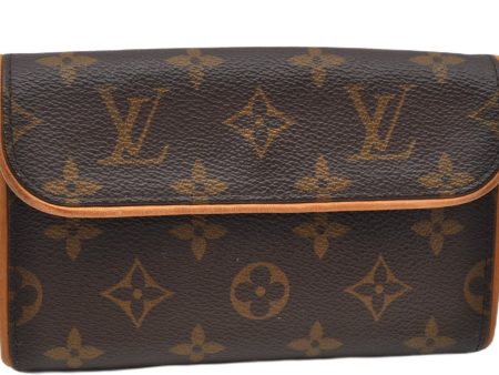 Auth Louis Vuitton Monogram Pochette Florentine Pouch Waist Bag M51855 LV 5395F For Cheap