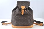 Authentic Louis Vuitton Monogram Montsouris GM Backpack M51135 LV J9090 Cheap