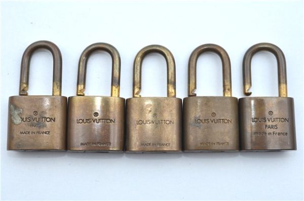 Authentic Louis Vuitton Padlock Gold 10Set LV J8959 Online Sale