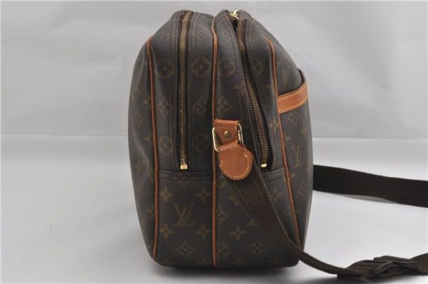 Authentic Louis Vuitton Monogram Reporter GM Shoulder Cross Bag M45252 LV 0967G Fashion