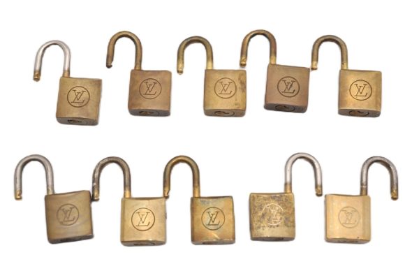 Authentic Louis Vuitton Padlock 10Set Old Model LV K4880 Online Sale