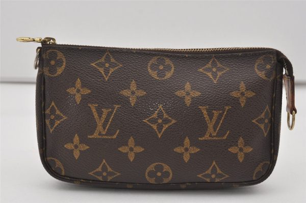 Authentic Louis Vuitton Monogram Pouch For Bucket PM LV 1726I on Sale