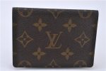 Authentic Louis Vuitton Monogram Porte 2 Cartes Vertical M60533 Pass Case 4525F Online Hot Sale