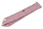 Authentic HERMES Tie Necktie Dots Pattern Silk Multicolor Red Ivory Box J6755 Online Sale