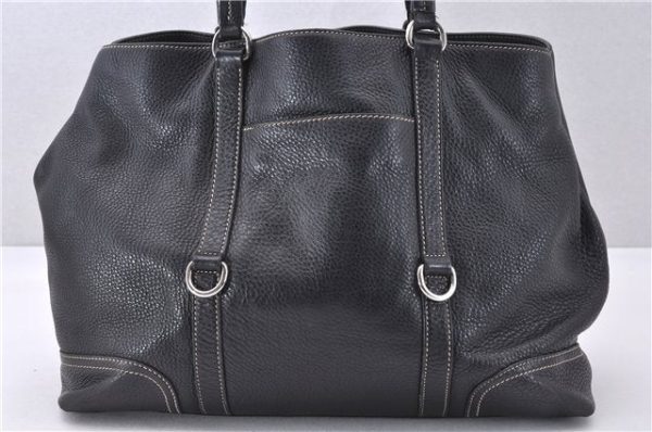 Authentic PRADA Vintage Leather Nappa Shoulder Tote Bag Purse Black 0863F For Cheap