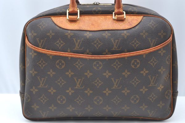 Authentic Louis Vuitton Monogram Deauville Hand Bag M47270 LV K4071 Cheap