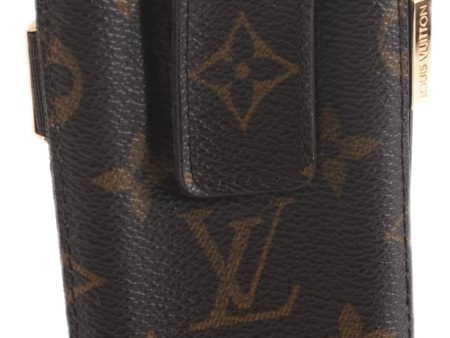 Authentic Louis Vuitton Monogram Etui TelePhone International PM M63064 LV 0805F Cheap