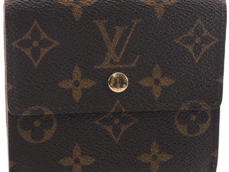 Authentic Louis Vuitton Monogram M61652 Porte Monnaie Billet Carte Credit 0809F Online Sale