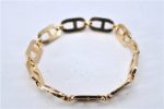 Authentic Christian Dior CD Logo Bracelet Gold Tone 2781F on Sale