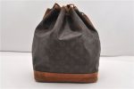 Authentic Louis Vuitton Monogram Noe Shoulder Drawstring Bag M42224 LV 1143G on Sale