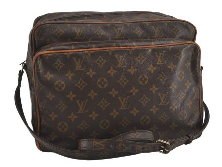 Authentic Louis Vuitton Monogram Nile 34 Shoulder Cross Body Bag Old Model 2581I For Discount