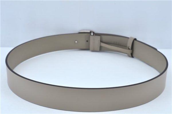 Authentic GUCCI Interlocking G Belt Leather 368186 Size 90cm 35.4  Beige J6021 Discount