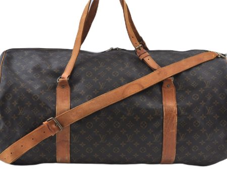 Authentic Louis Vuitton Monogram Sac Polochon 2Way Boston Bag M41222 LV J6114 Online Sale