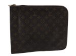 Authentic Louis Vuitton Monogram Poche Documents Document Case M53400 LV K4648 Fashion