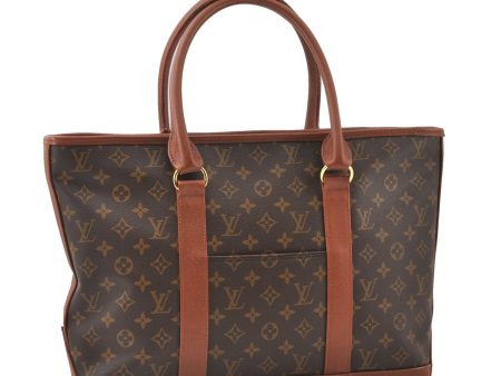 Auth Louis Vuitton Monogram Sac Weekend PM Vintage Tote Hand Bag M42425 LV 0206G Online