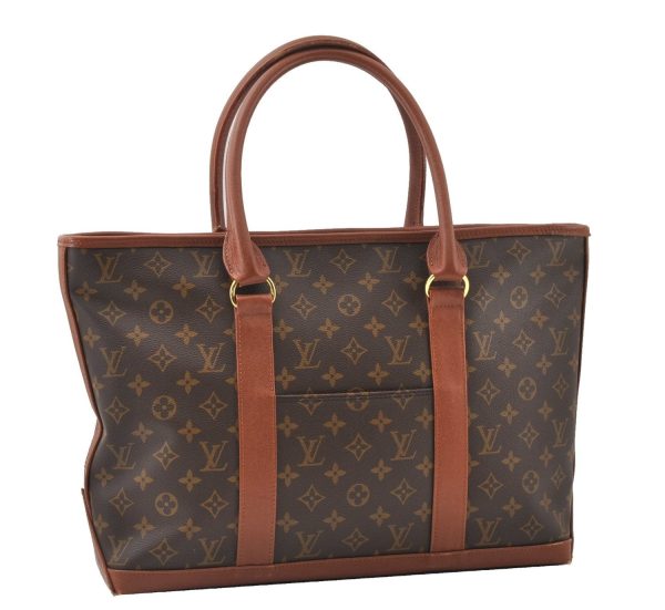 Auth Louis Vuitton Monogram Sac Weekend PM Vintage Tote Hand Bag M42425 LV 0206G Online