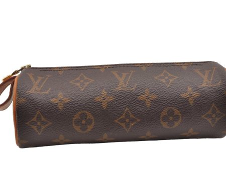 Authentic Louis Vuitton Monogram Trousse Ronde Pen Case Pouch M47630 Junk 0964I Sale