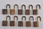 Authentic Louis Vuitton Padlock 10Set Old Model LV K4877 Cheap