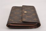 Authentic Louis Vuitton Monogram Porte Tresor Etui Papier Wallet M61202 LV K4957 on Sale