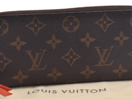 Authentic Louis Vuitton Monogram Portefeuille Clemence Wallet M60743 LV 2806F Online Hot Sale