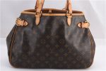 Auth Louis Vuitton Monogram Batignolles Horizontal Tote Bag M51154 LV Box 1344F Cheap