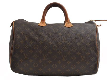 Authentic Louis Vuitton Monogram Speedy 35 Hand Boston Bag Old Model LV K4615 Supply