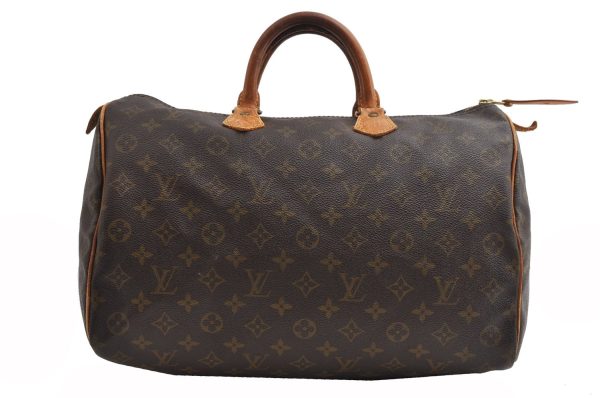 Authentic Louis Vuitton Monogram Speedy 35 Hand Boston Bag Old Model LV K4615 Supply