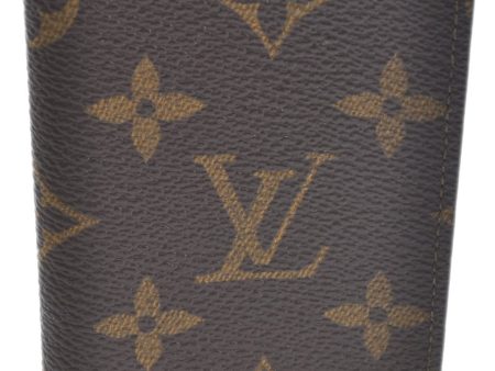 Auth Louis Vuitton Monogram Porte Cartes Credit Pression M60937 Card Case J6810 For Cheap