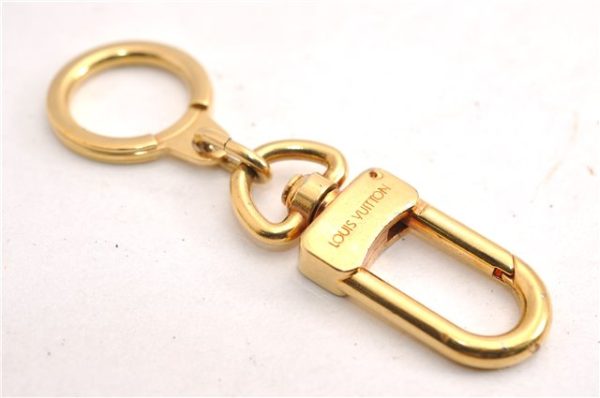 Authentic Louis Vuitton Charm Key Chain Anokre Gold M62694 LV 7272E on Sale