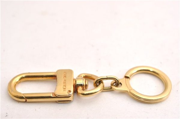 Authentic Louis Vuitton Charm Key Chain Anokre Gold M62694 LV 7272E on Sale