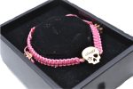 Authentic GaGaMILANO Anklet Skull Motif Canvas Pink Box J5456 Online Sale