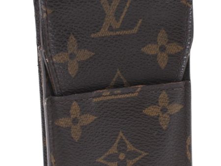 Authentic Louis Vuitton Monogram Etui Cigarette Case M63024 LV 9854D on Sale