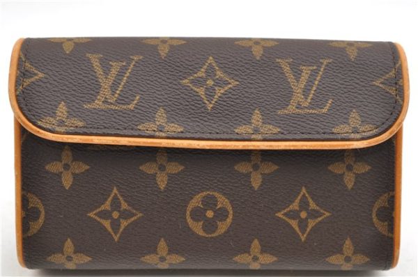 Auth Louis Vuitton Monogram Pochette Florentine Pouch Waist Bag M51855 LV 1705E For Discount